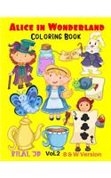 Alice in Wonderland Coloring Book