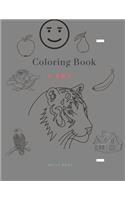 Coloring Book - I Spy: Coloring Book for Kids Ages 2-5 Year _ A Fun Guessing Game for Kids