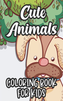 Cute Animals Coloring Book For Kids