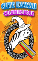 Cute Kawaii Halloween Coloring Book