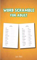 Word Scramble for Adult