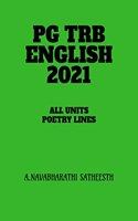 PG TRB ENGLISH ALL UNITS POETRY LINES 2021