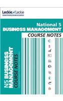 National 5 Business Management Course Notes for New 2019 Exams