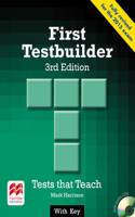 First Testbuilder 3rd edition Student's Book with key Pack