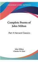 Complete Poems of John Milton