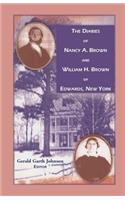 Diaries of Nancy A. Brown and William H. Brown of Edwards, New York
