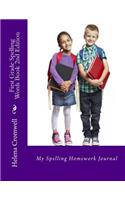 First Grade Spelling Words Book
