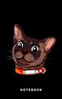 Notebook: Burnese Cat