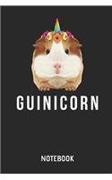 Guinea Pig Guinicorn Notebook: Cute Guinea Pig & Unicorn Lined Journal for Women, Men and Kids. Great Gift Idea for all Cavy Lover Boys and Girls.