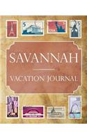 Savannah Vacation Journal: Blank Lined Savannah Travel Journal/Notebook/Diary Gift Idea for People Who Love to Travel