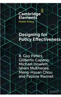 Designing for Policy Effectiveness