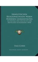 Israelitischen Religionschulen Neben Hoheren Lehranstalten
