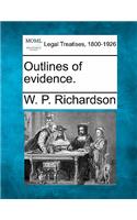 Outlines of evidence.