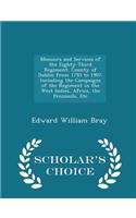 Memoirs and Services of the Eighty-Third Regiment, County of Dublin from 1793 to 1907