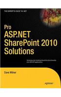 Pro ASP.NET Sharepoint 2010 Solutions