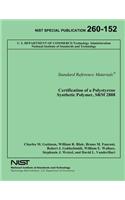 Certification of a Polystyrene Synthetic Polymer, SRM 2888