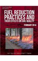 Fuel Reduction Practices and Their Effects on Soil Quality