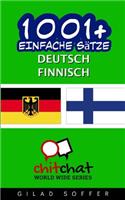 1001+ Einfache Sätze Deutsch - Finnisch