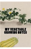 My Vegetable Growing Notes