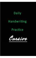 Daily Handwriting Practice Cursive