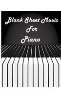 Blank Sheet Music For Piano