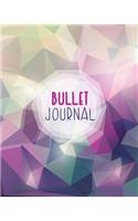Bullet Journal Dot Grid for 90 Days, Modern Polygonal Numbered Pages Quarterly Journal Diary,: Large Bullet Journal 8x10 with 150 Dot Grid Pages with Number