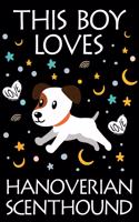 This Boy Loves Hanoverian Scenthound Notebook