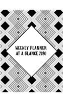 Weekly Planner At A Glance 2020