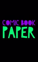 Comic Book Paper