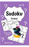 Sudoku Pocket Easy to Hard Levels: 150 Handy Size Travel-Friendly Puzzles and Solutions Fits into Handbag or Backpack Problem Solving on the Go Volume Three(3 Sudoku Pocket)