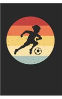 Fußball Fußballspieler Notizbuch