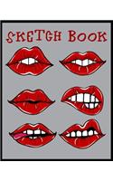 Sketch Book: A Large Notebook With Blank Paper for Drawing, Writing, Painting, Sketching, 100 Pages, 8x10