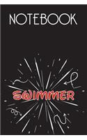 SWIMMER Notebook, Simple Design