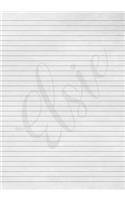 Elsie Journal: Blank Lined Notebook To Write In Daily For Girls(27 Personalized Diary with Name)