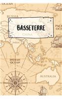 Basseterre: Ruled Travel Diary Notebook or Journey Journal - Lined Trip Pocketbook for Men and Women with Lines