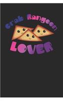 Super Kawaii Crab Rangoon Lover Notebook 120 Page Journal for Recipes And More