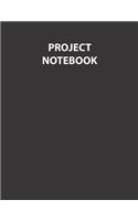 Project Notebook, Softcover (paperback), 8.5x11 inches, 108 pages