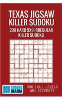 Texas Jigsaw Killer Sudoku: 200 Hard 9x9 Irregular Killer Sudoku