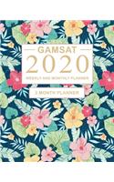 GAMSAT 2020 Weekly and Monthly Planner