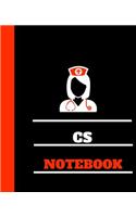 CS Notebook: Clinical Specialist Notebook Gift 120 Pages Ruled With Personalized Cover