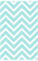 Chevron Stripes Journal: Lined Notebook For Teens, Adults, Kids, Blank, Lined, Size: 5.5" X 8.5", 130 Pages, Blue, Notebook, Diary