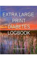 Extra Large Print Diabetes Logbook