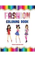 Printable Coloring Book for Kids (Fashion Coloring Book)