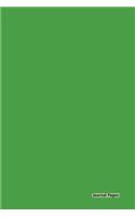 Journal Pages - Green Cover(Unruled): 6" x 9", Classic Notebook- Unlined Plain Journal, for Notes, sketches, 100 Pages (Durable Cover)