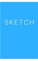 Sketch - Art Sketch Book / Bright Blue Notebook