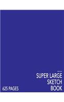 Royal Blue Super Large Sketchbook