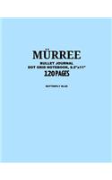 Murree Bullet Journal, Butterfly Blue, Dot Grid Notebook, 8.5