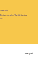 Last Journals of David Livingstone