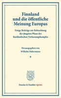 Finnland Und Die Offentliche Meinung Europas