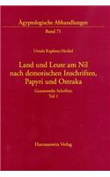 Land Und Leute Am Nil Nach Demotischen Inschriften, Papyri Und Ostraka